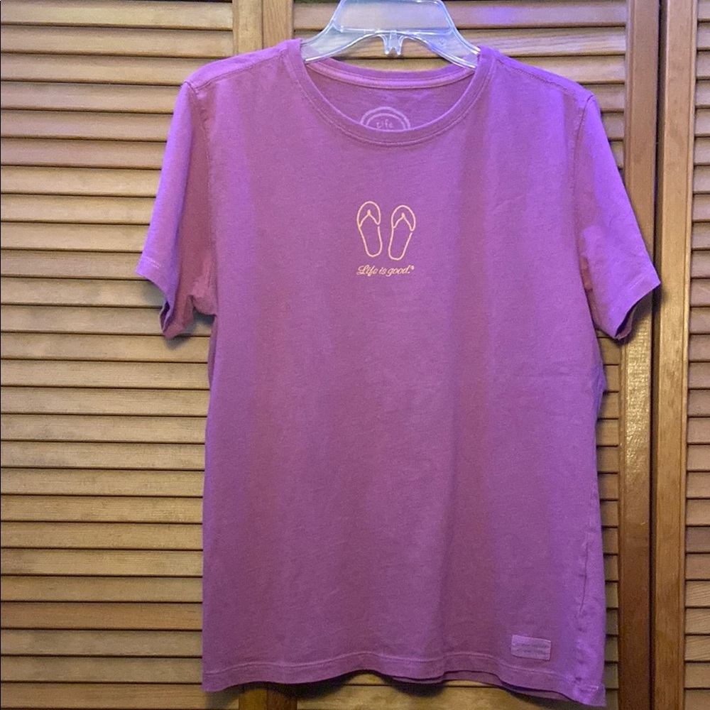 Life Is Good Flip Flop Tee